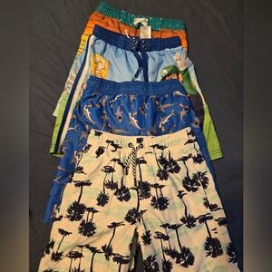Colorful Boys Swim Shorts Bundle Size Small,  (6/7)